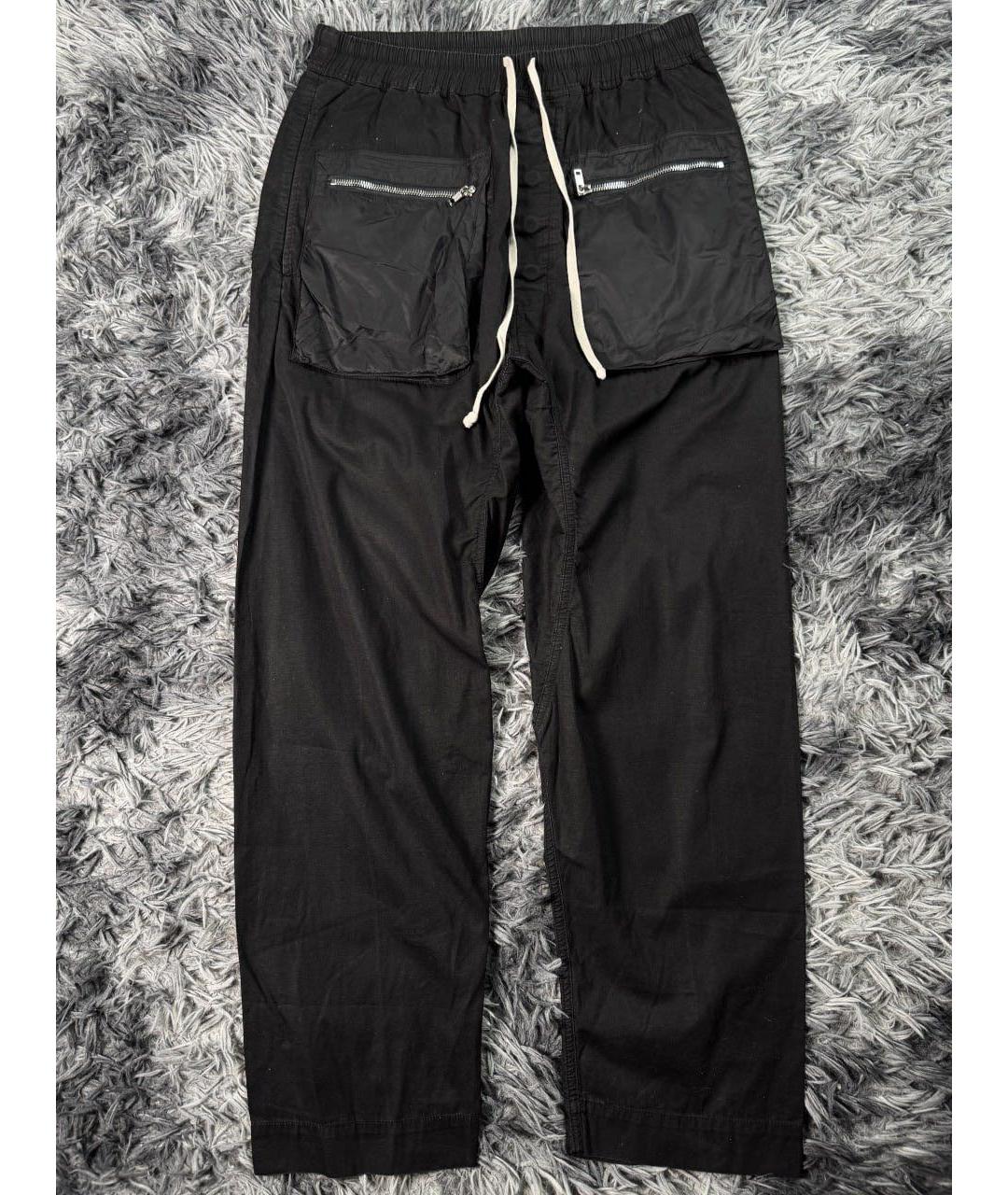 RICK OWENS DRKSHDW Черные хлопковые прямые джинсы, фото 8