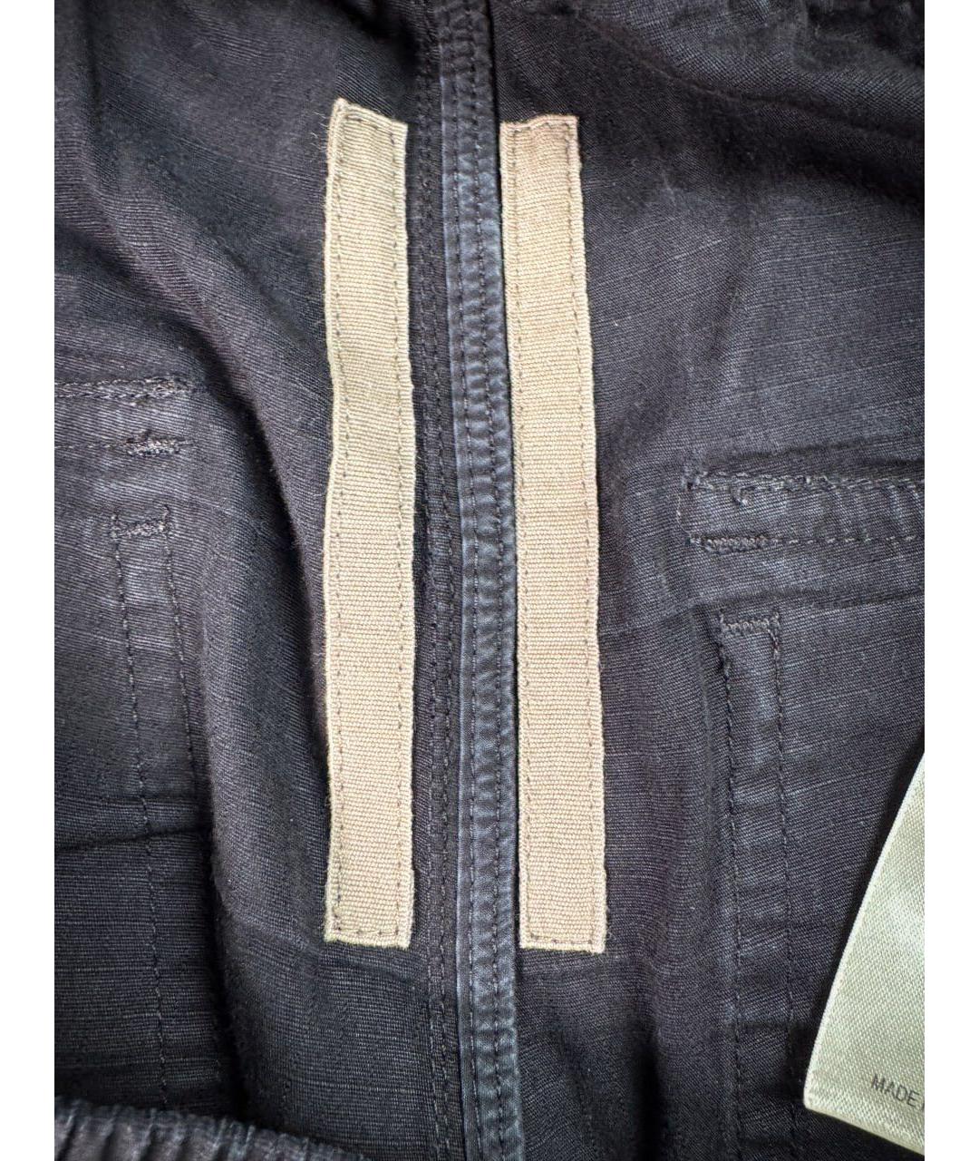 RICK OWENS DRKSHDW Черные хлопковые прямые джинсы, фото 6