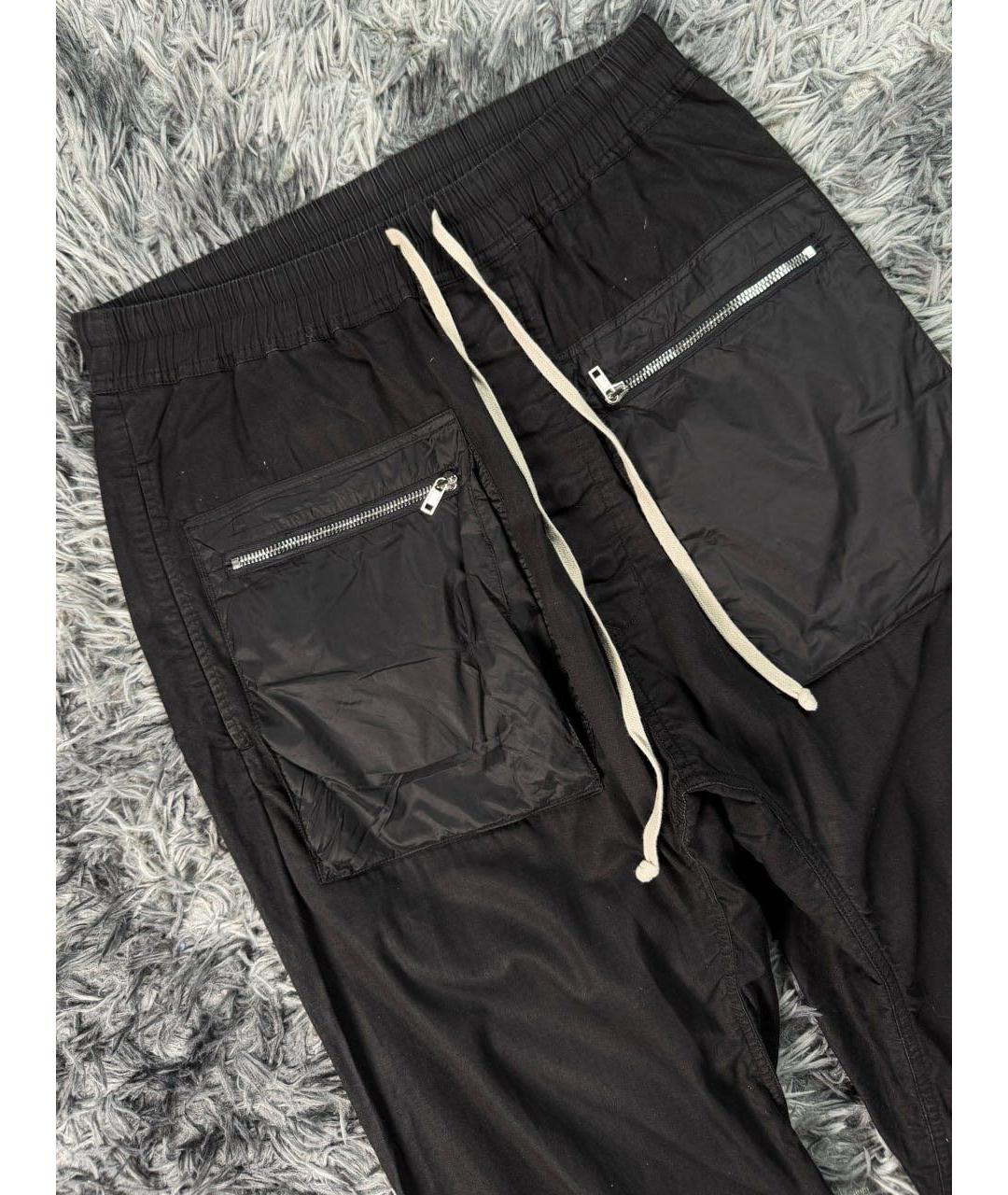 RICK OWENS DRKSHDW Черные хлопковые прямые джинсы, фото 4