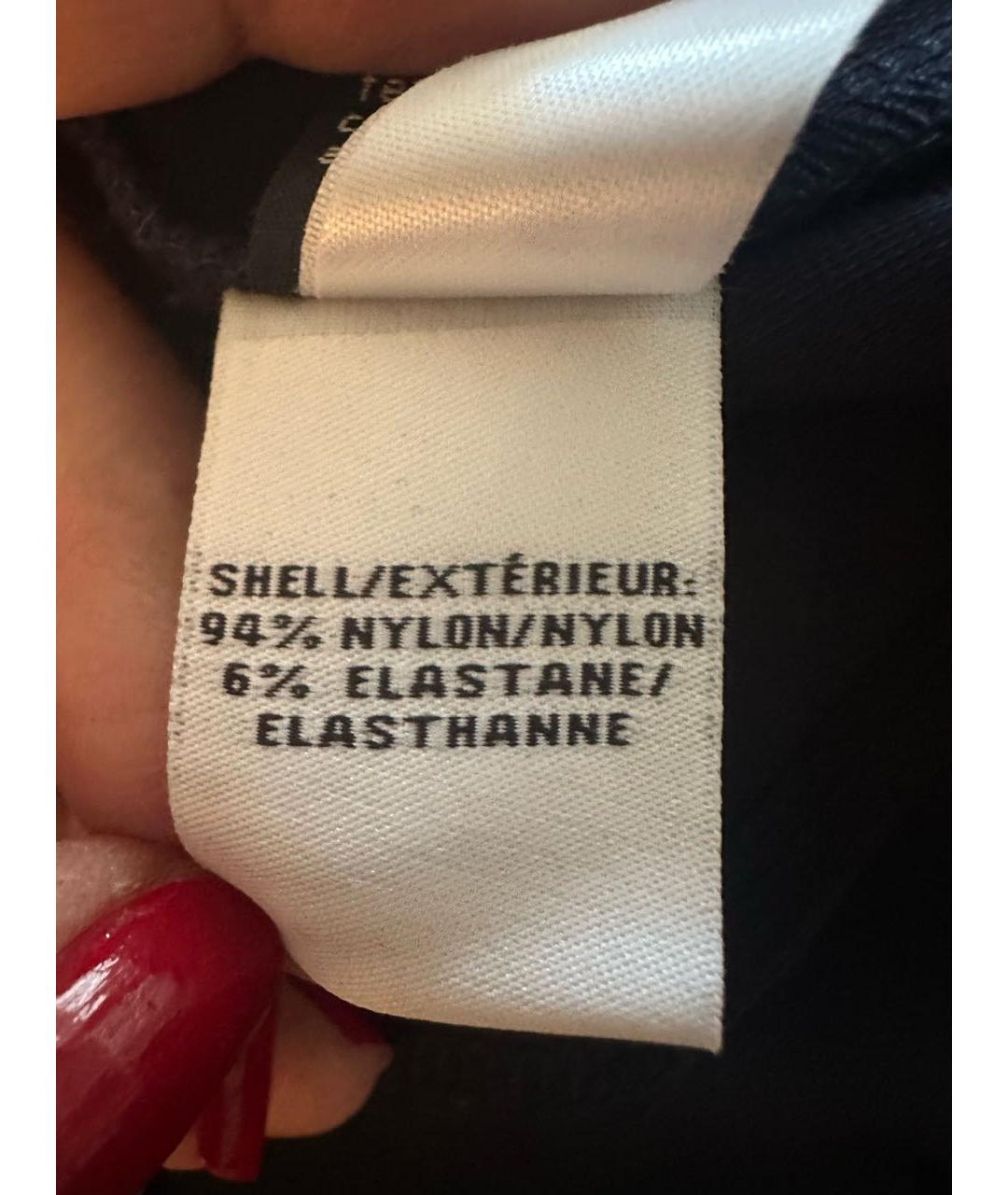 DIANE VON FURSTENBERG Темно-синее нейлоновое повседневное платье, фото 6