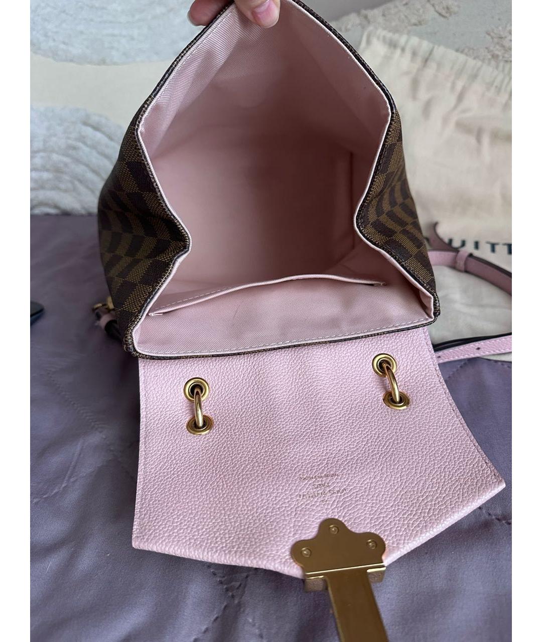 LOUIS VUITTON Коричневый рюкзак из канвы, фото 7