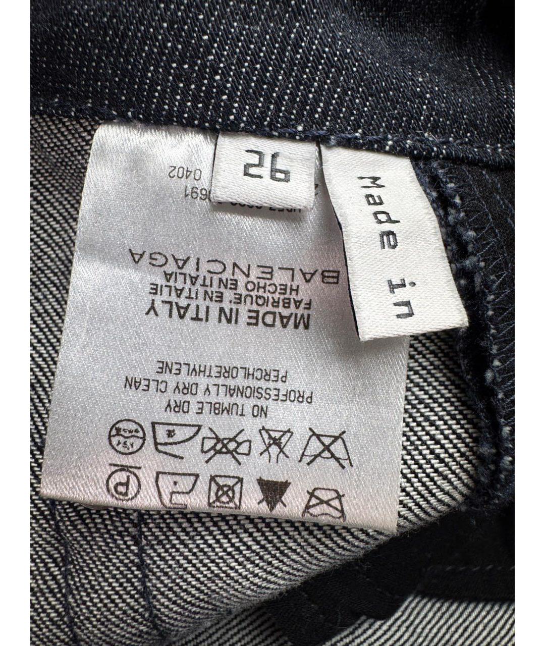 BALENCIAGA Черные хлопковые джинсы, фото 6