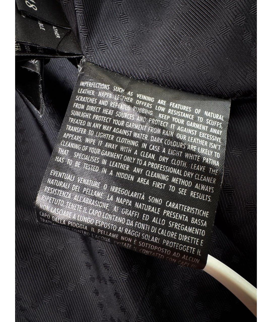 GUCCI Черная кожаная куртка, фото 6