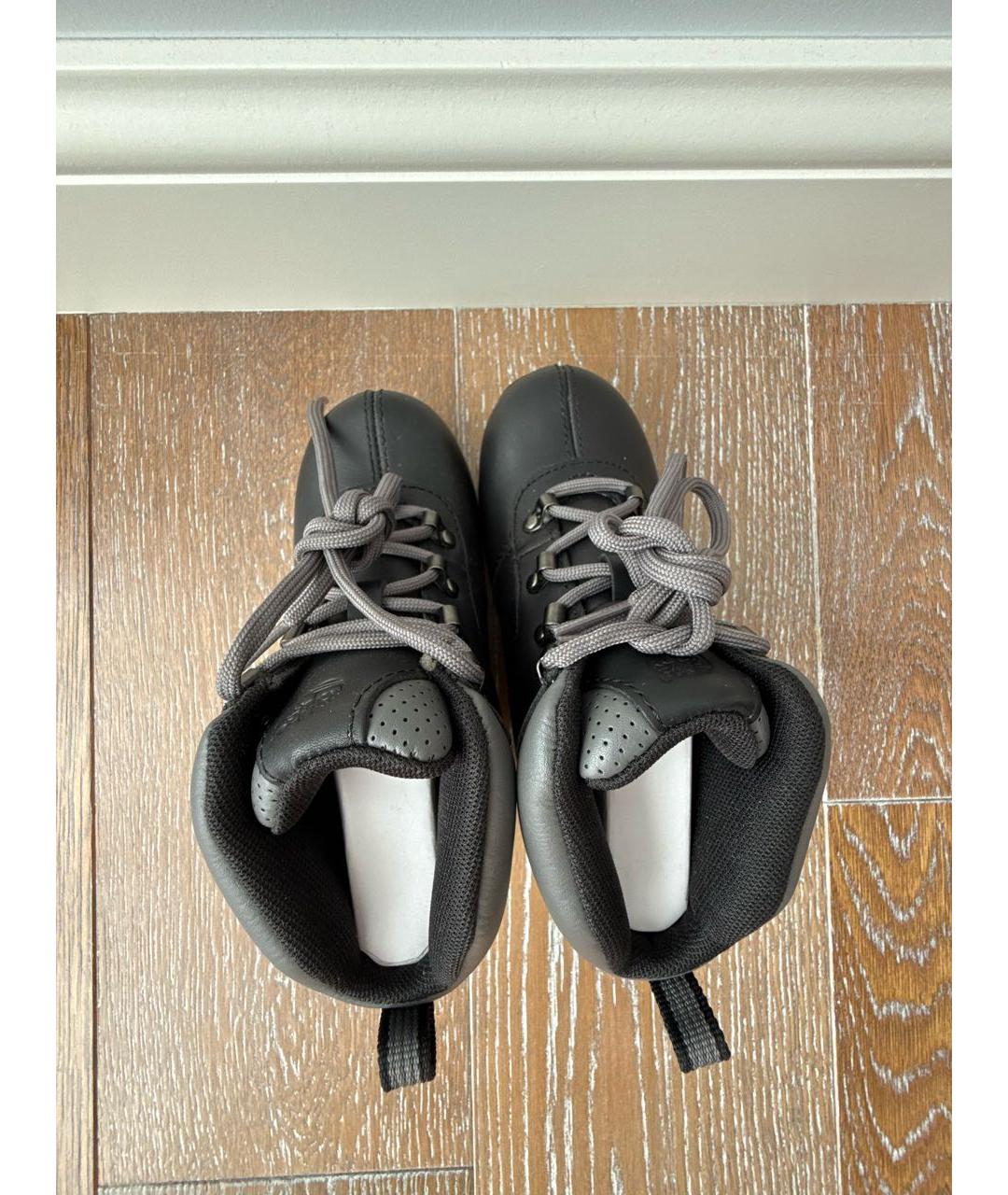 TIMBERLAND Черные кожаные ботинки, фото 3