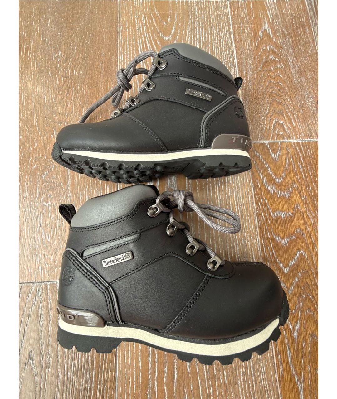 TIMBERLAND Черные кожаные ботинки, фото 6