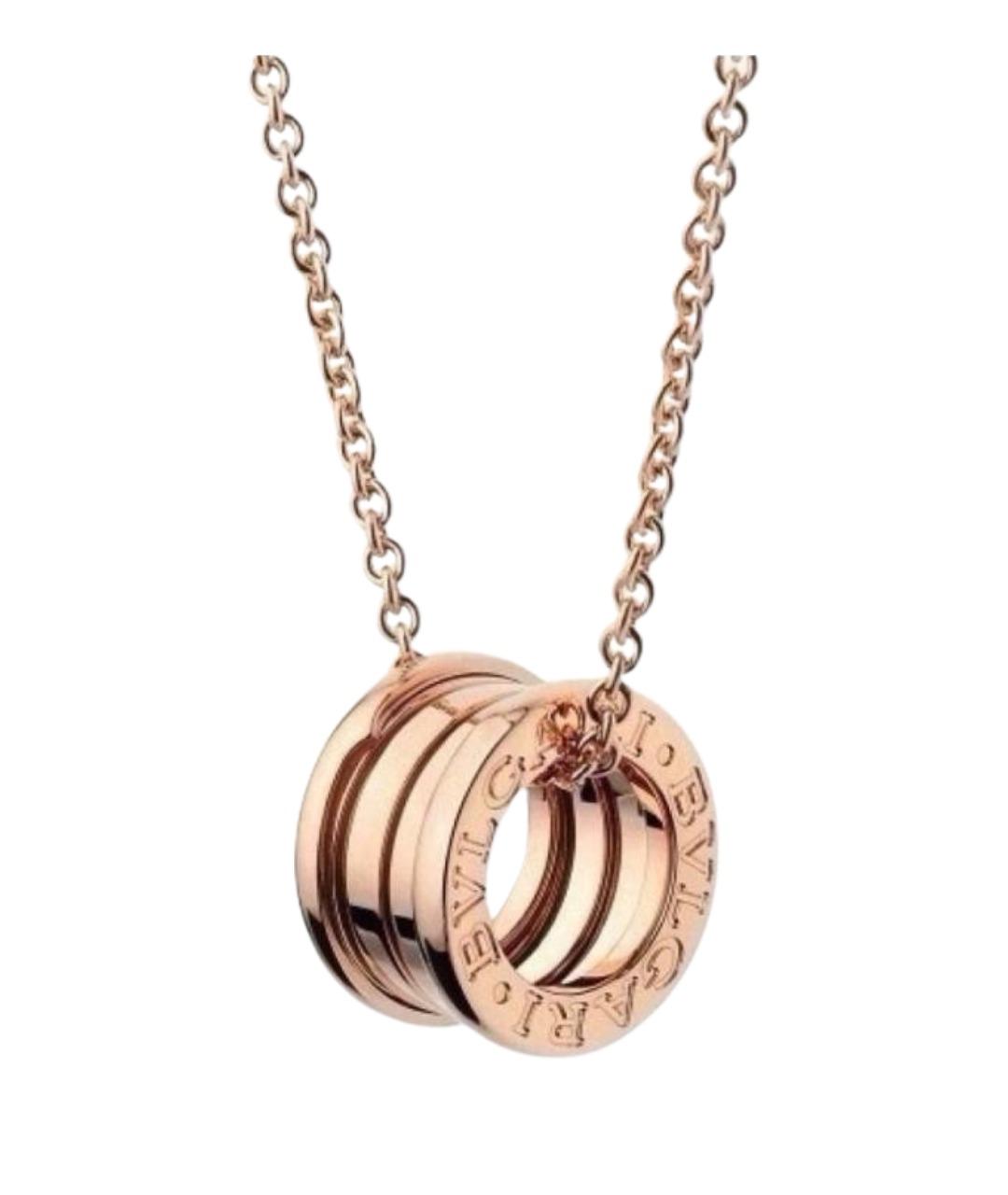 BVLGARI Золотая подвеска из розового золота, фото 1