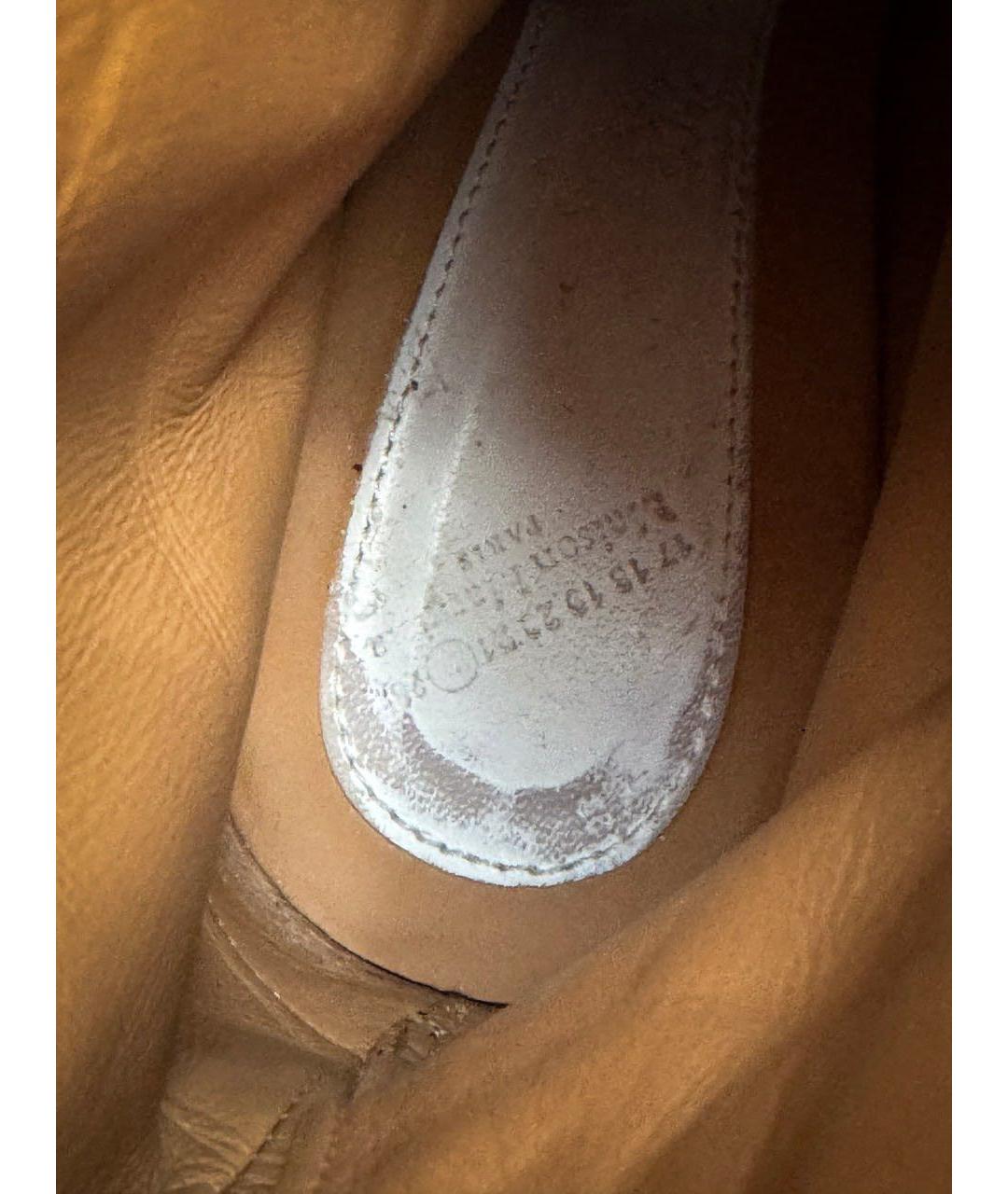 MAISON MARGIELA Мульти кожаные ботинки, фото 6