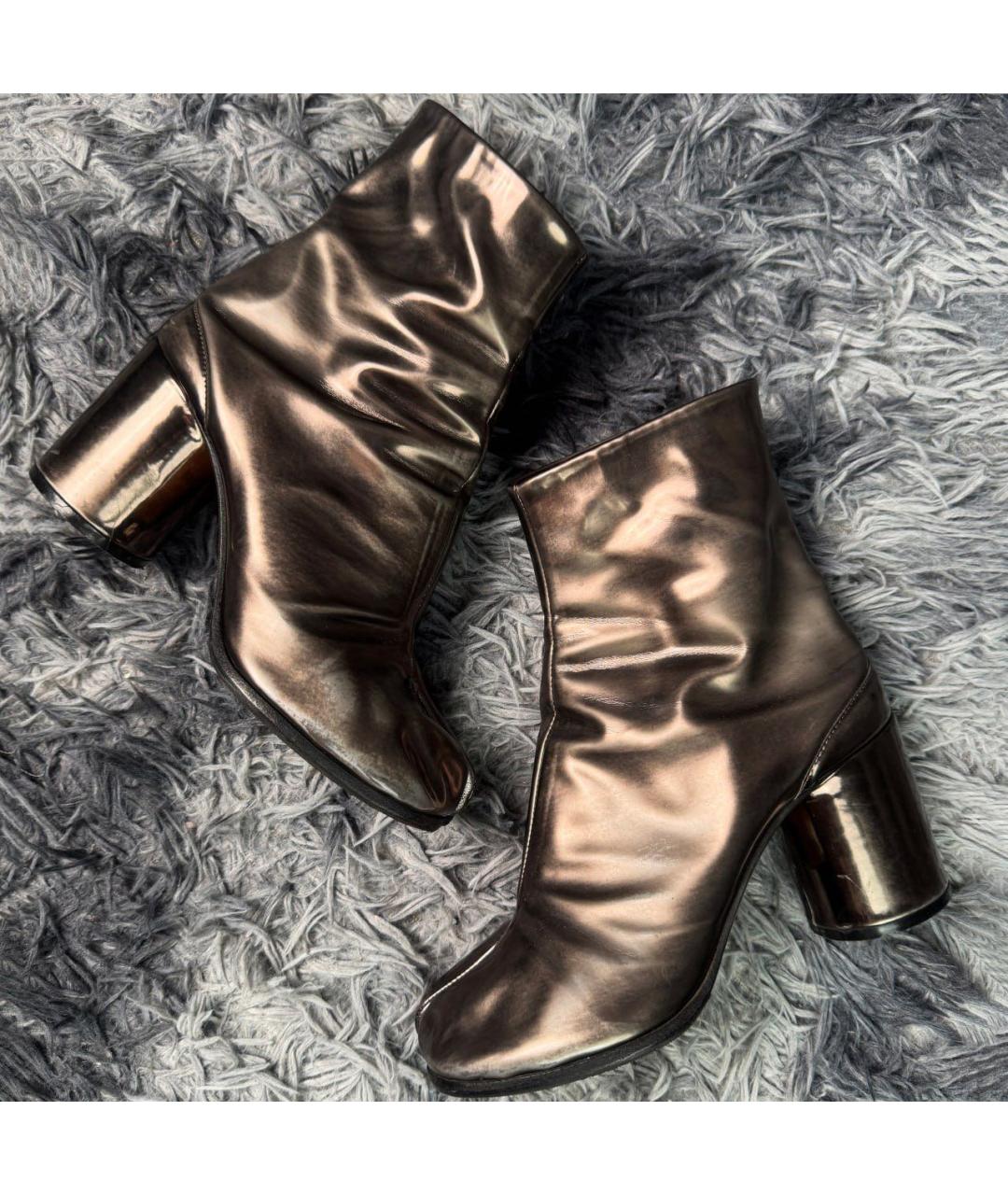 MAISON MARGIELA Мульти кожаные ботинки, фото 7