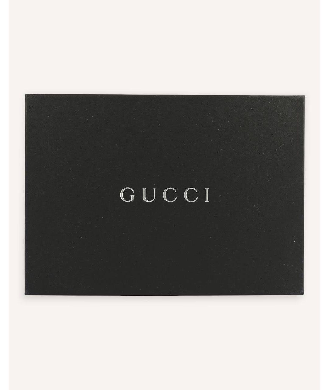 GUCCI Бежевая косметичка из канвы, фото 7