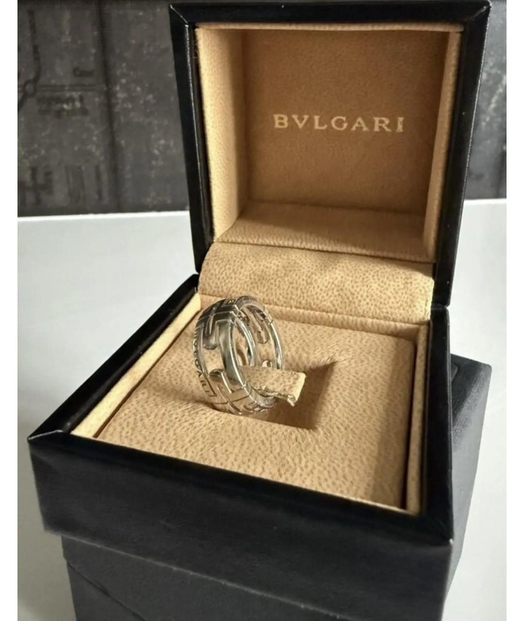BVLGARI Серебряное кольцо из белого золота, фото 7