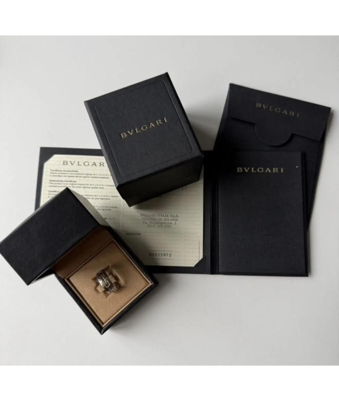 BVLGARI Серебряное кольцо из белого золота, фото 3