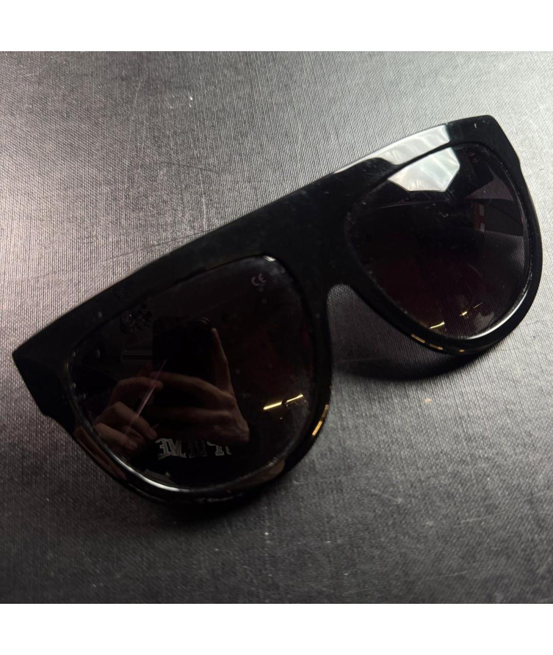 CELINE Черные пластиковые солнцезащитные очки, фото 2