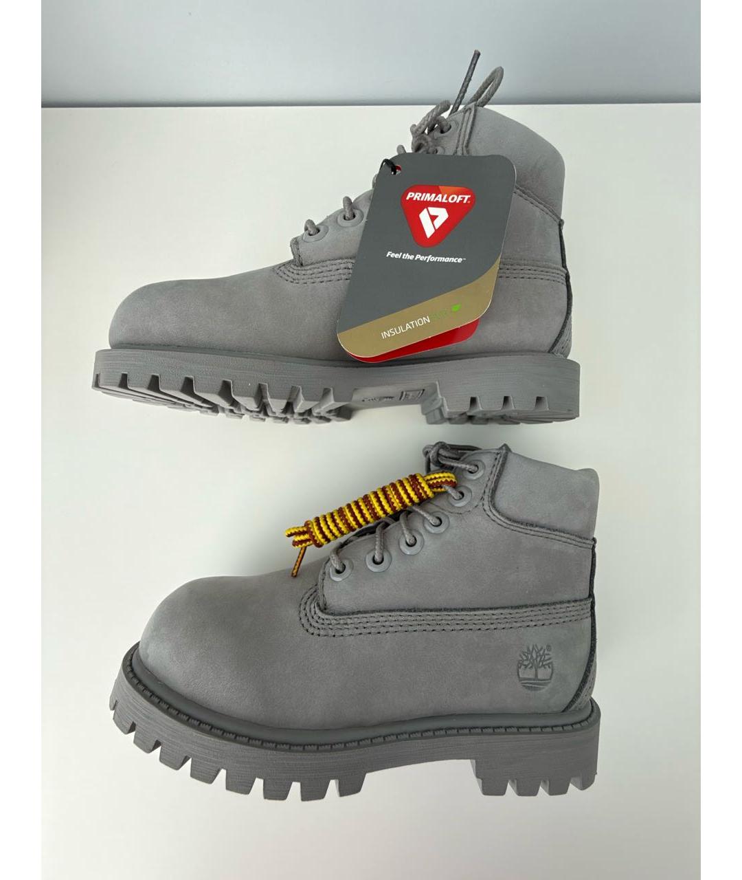 TIMBERLAND Серые нубуковые ботинки, фото 5