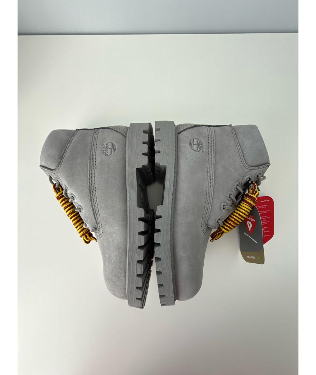 TIMBERLAND Серые нубуковые ботинки, фото 7