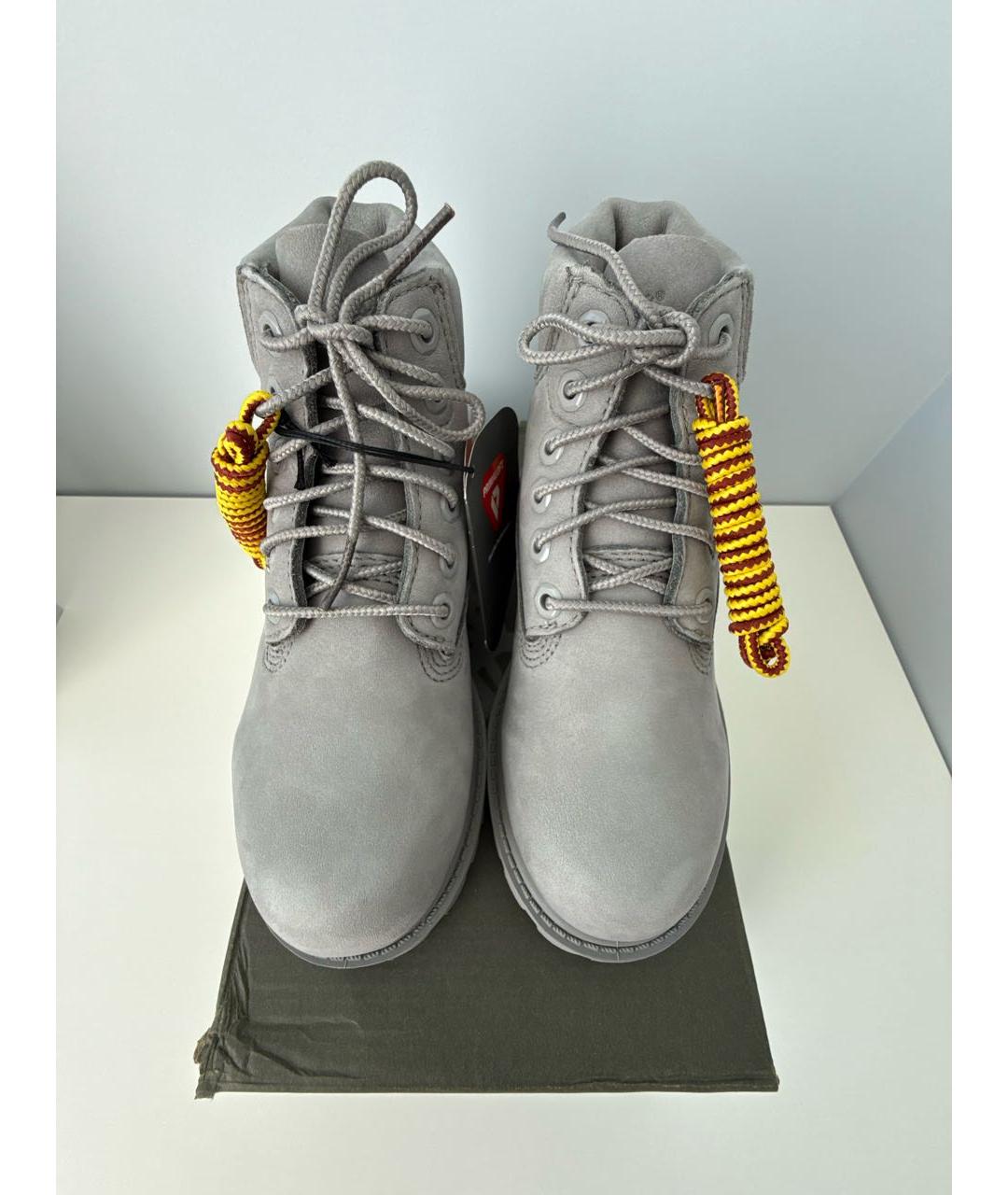 TIMBERLAND Серые нубуковые ботинки, фото 2
