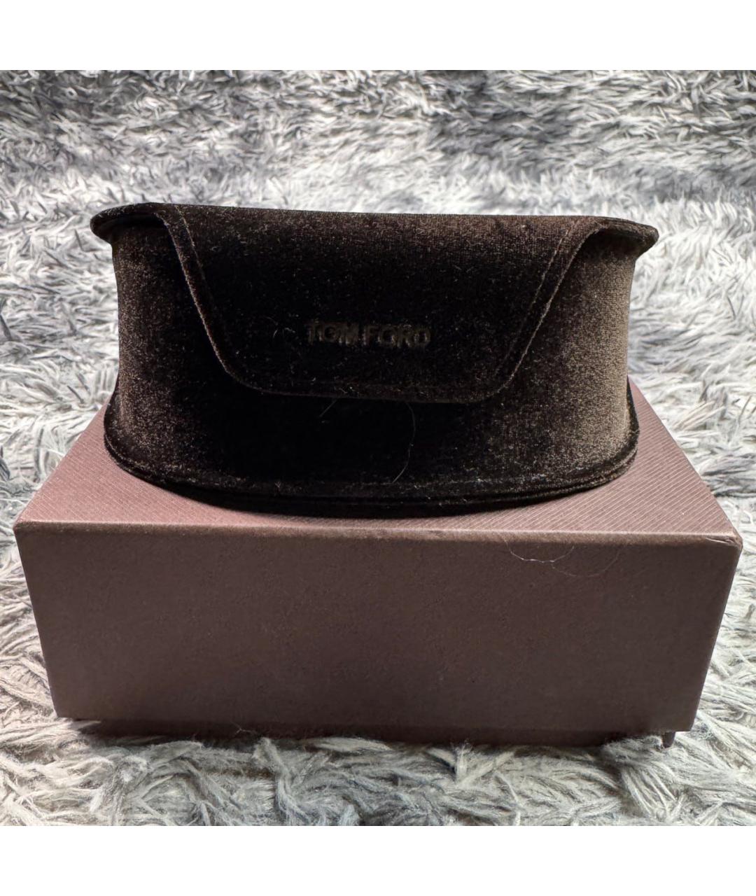 TOM FORD Черные металлические солнцезащитные очки, фото 6