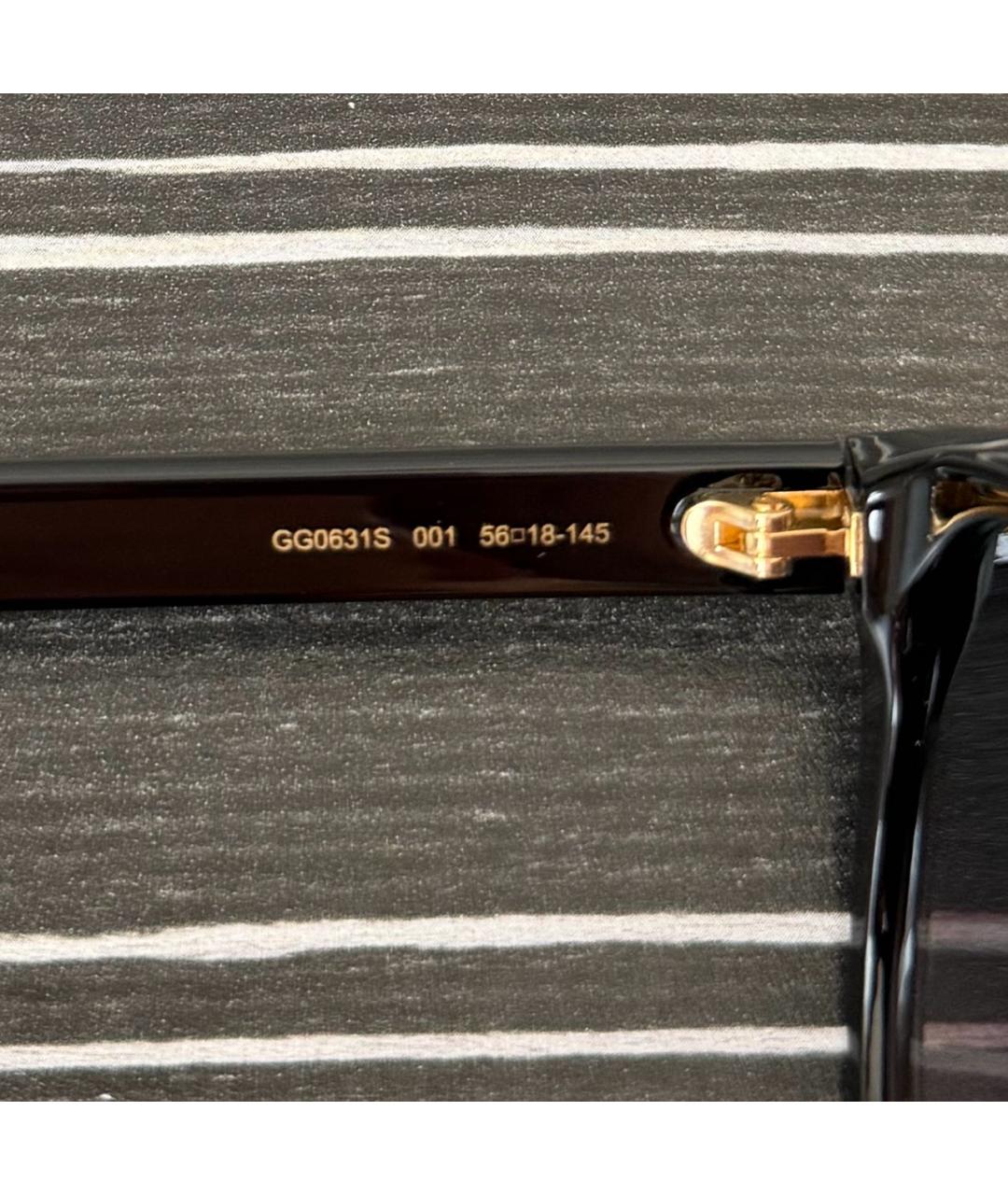 GUCCI Черные пластиковые солнцезащитные очки, фото 3