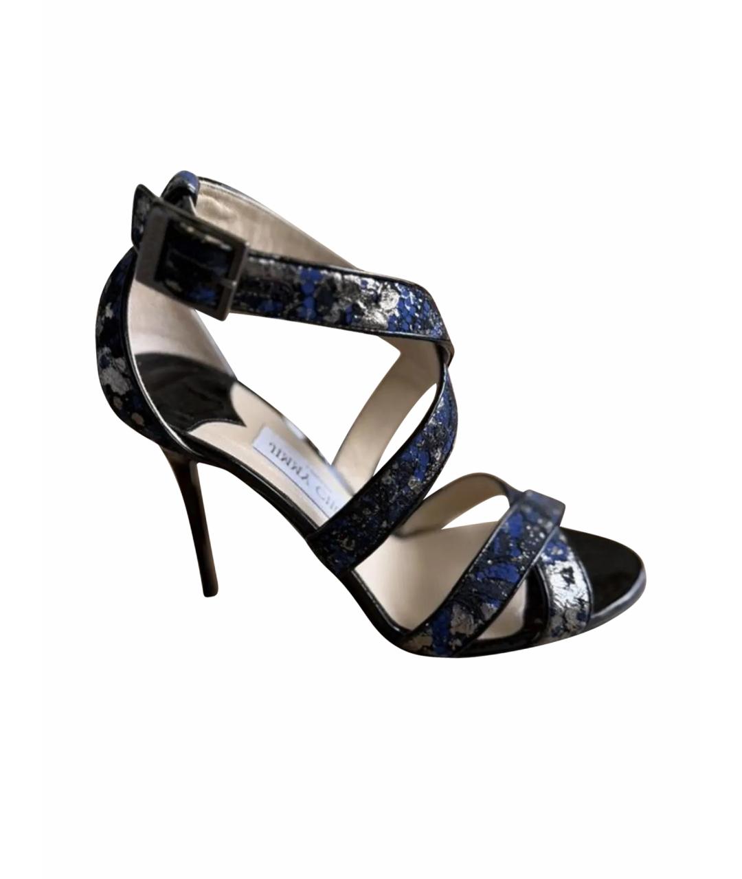 JIMMY CHOO Мульти кожаные босоножки, фото 1