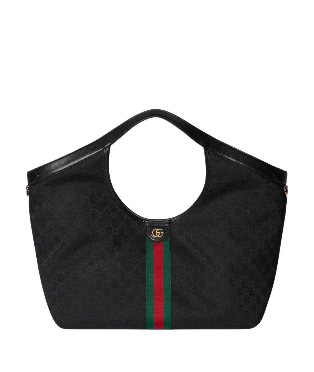 GUCCI Черная сумка тоут, фото 1