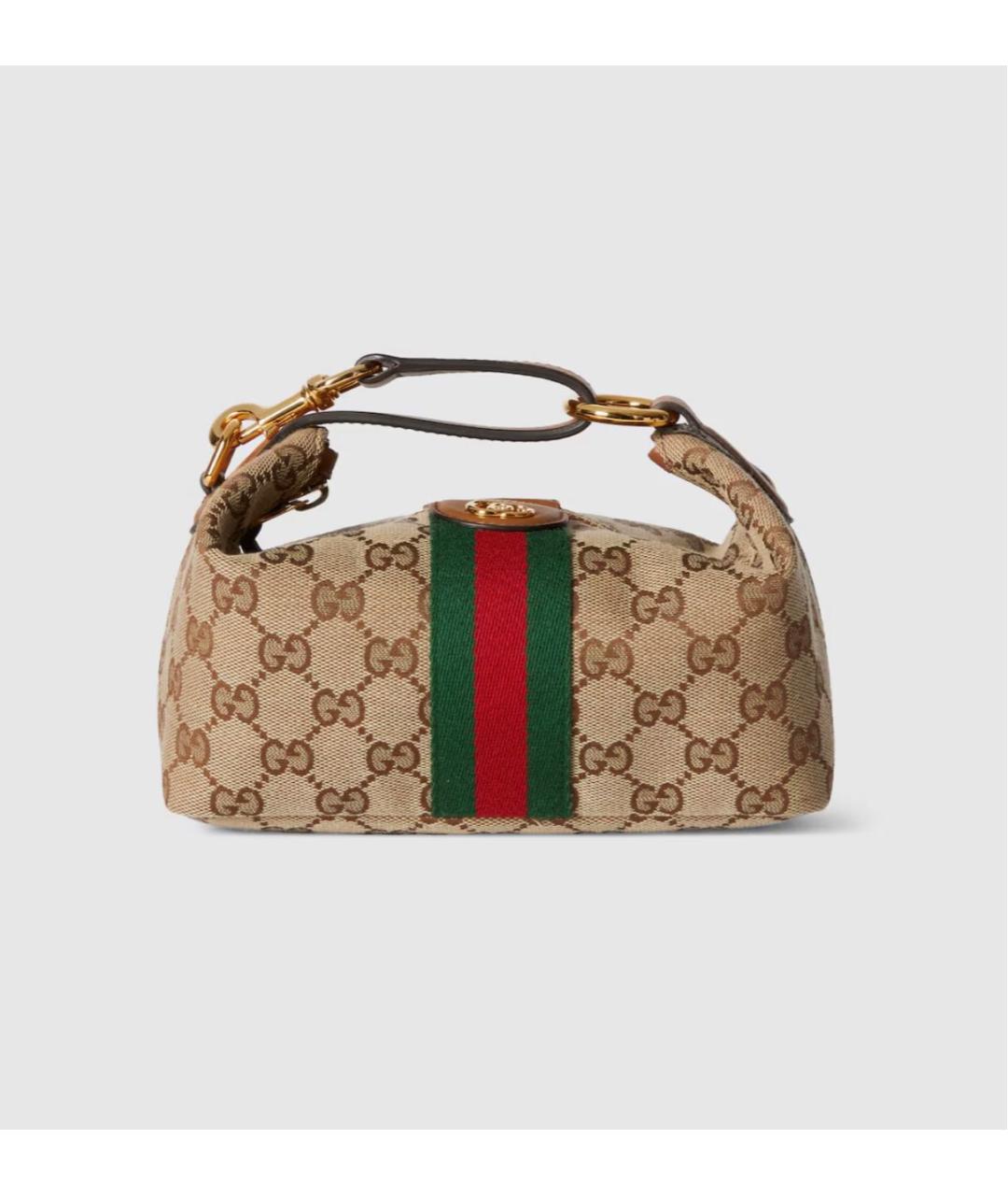 GUCCI Бежевая сумка с короткими ручками, фото 4