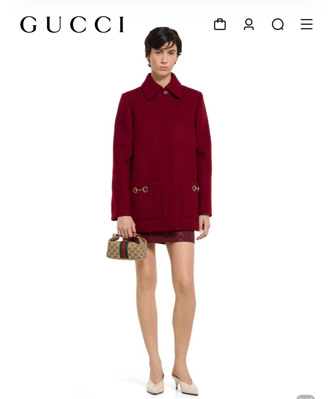 GUCCI Бежевая сумка с короткими ручками, фото 3