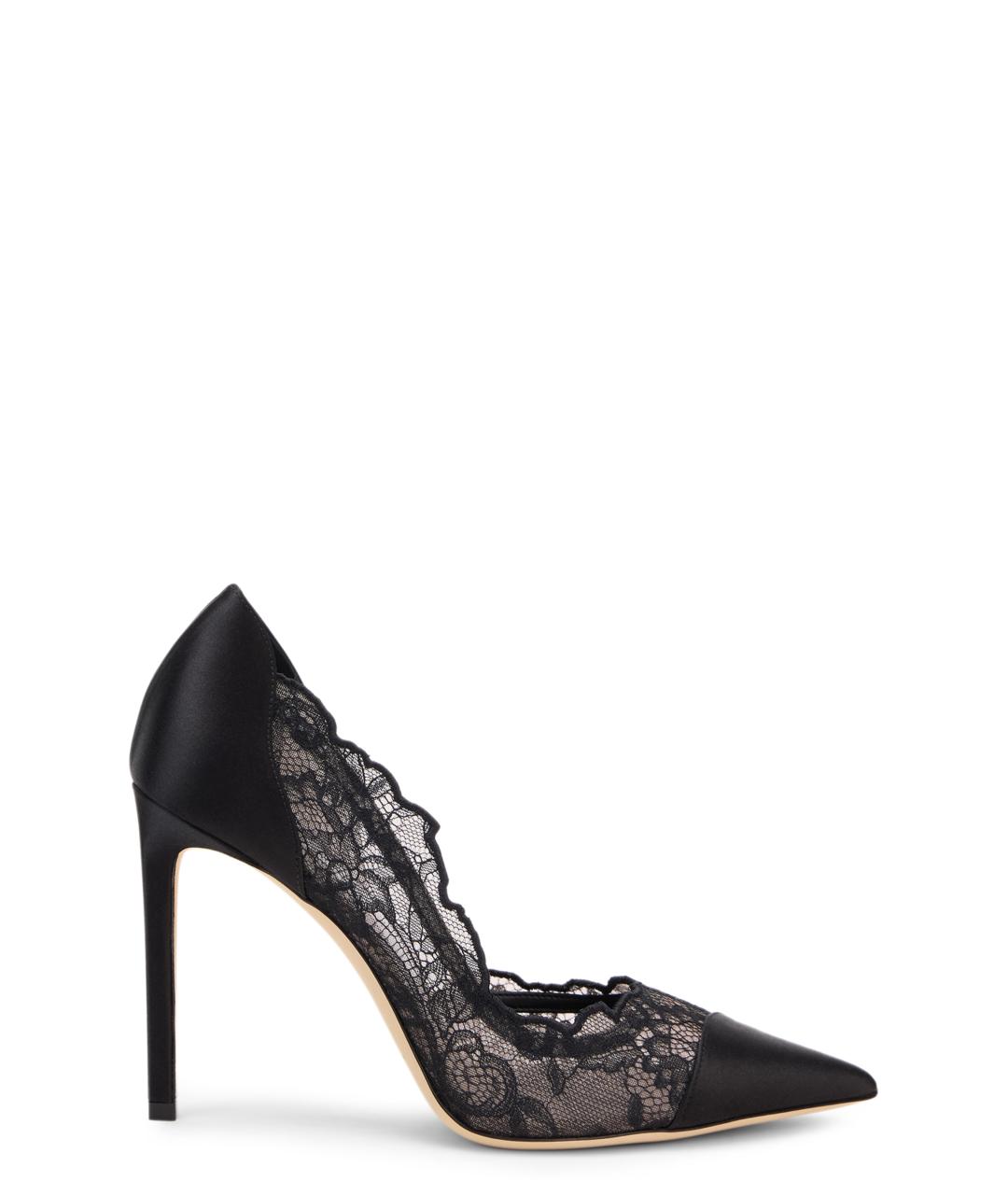 JIMMY CHOO Черные текстильные туфли, фото 1