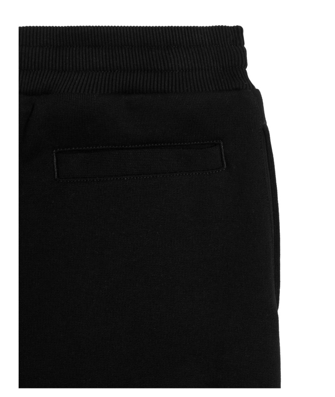 DOLCE&GABBANA Черные хлопковые брюки и шорты, фото 4