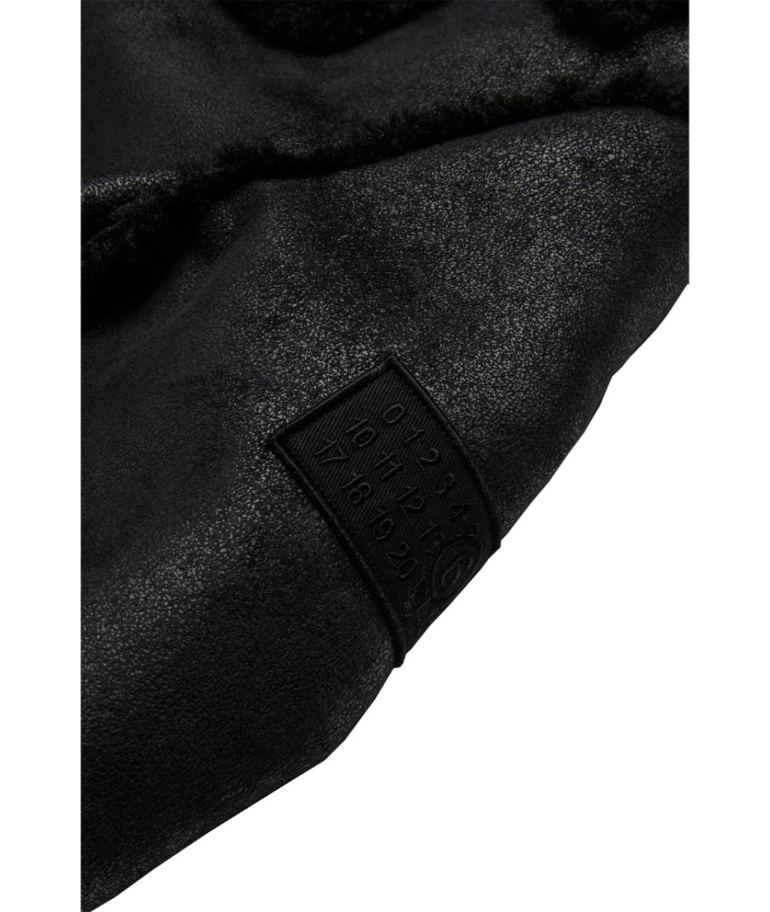MM6 MAISON MARGIELA Черный полиэстеровый жакет / жилет, фото 4