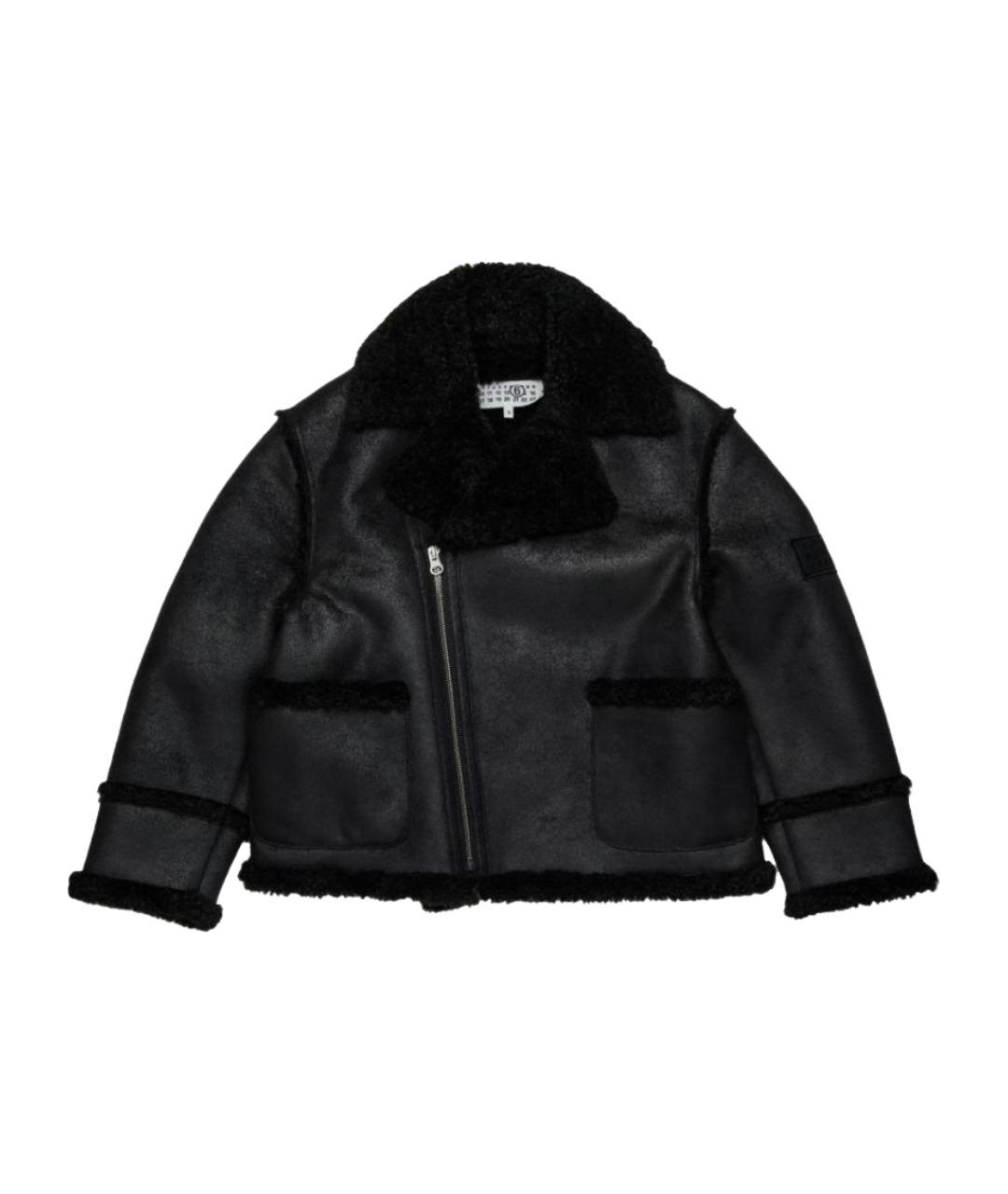 MM6 MAISON MARGIELA Черный полиэстеровый жакет / жилет, фото 1