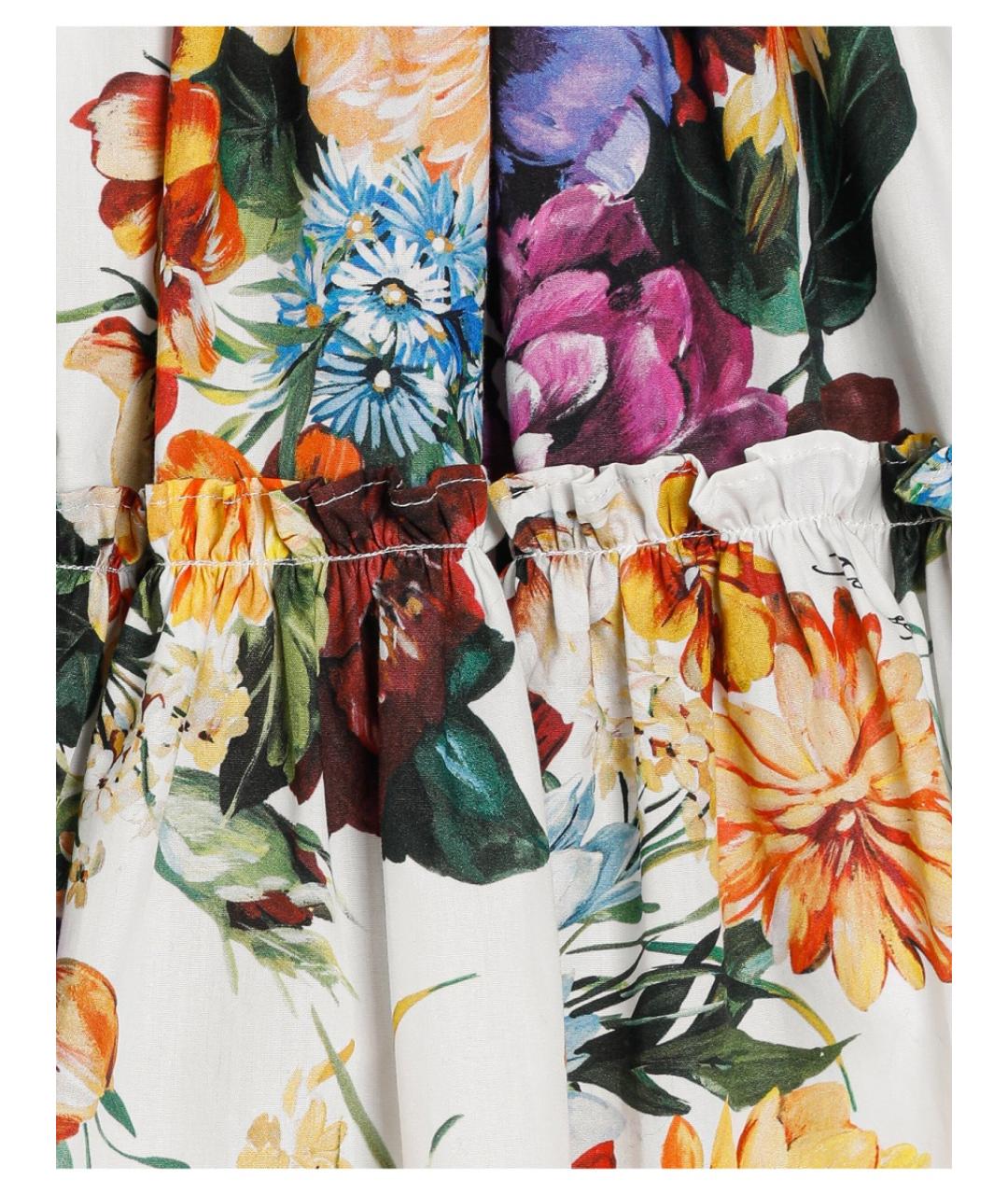 DOLCE&GABBANA Мульти хлопковая юбка, фото 3