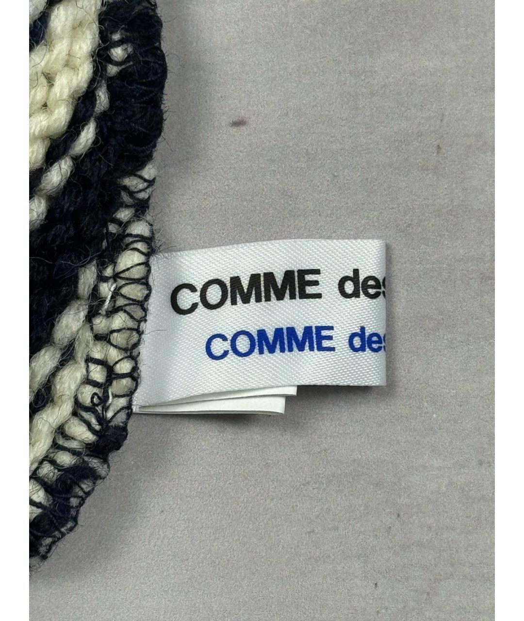COMME DES GARÇONS Белая шерстяная шапка, фото 6