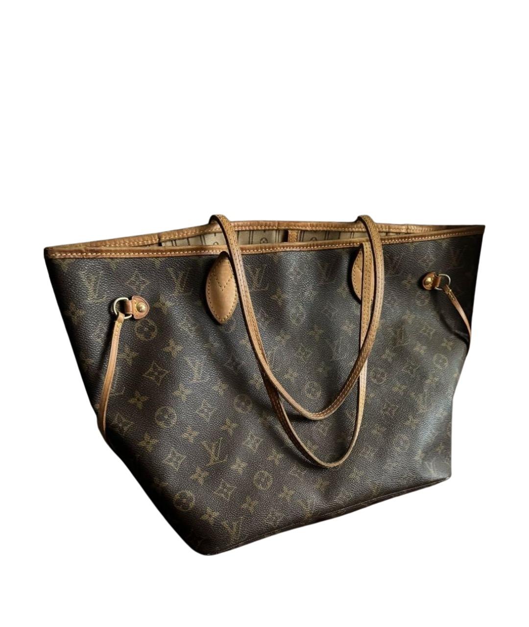 LOUIS VUITTON Коричневая сумка через плечо из канвы, фото 1