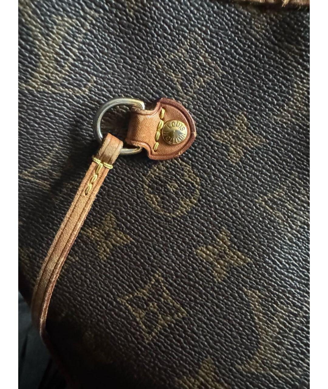 LOUIS VUITTON Коричневая сумка через плечо из канвы, фото 7