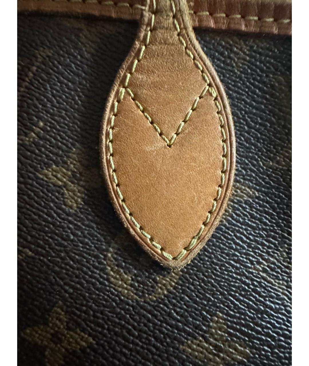 LOUIS VUITTON Коричневая сумка через плечо из канвы, фото 8