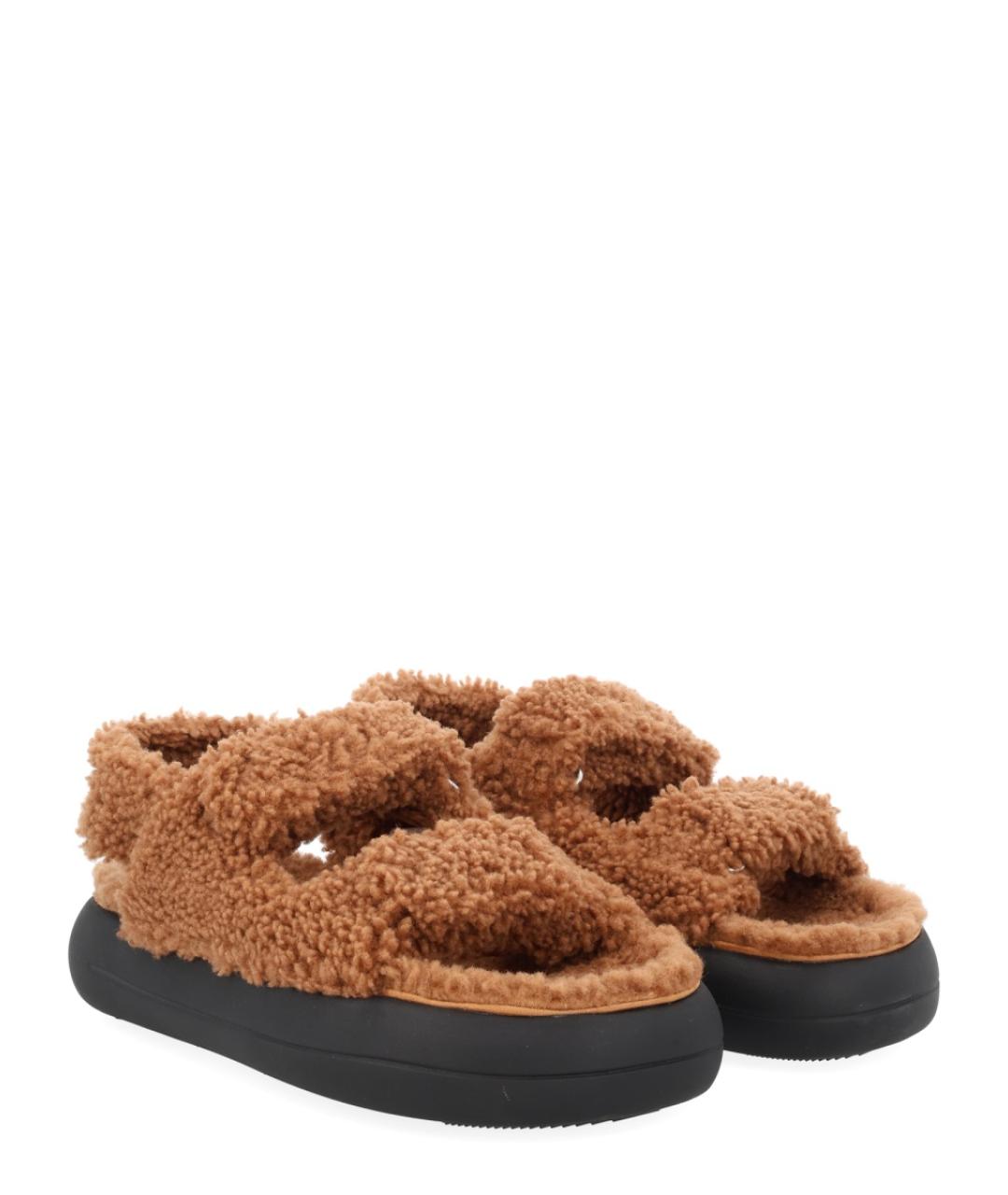 MOON BOOT Коричневые сандалии, фото 2