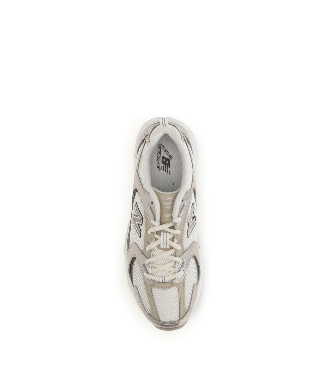 NEW BALANCE Бежевые синтетические кроссовки, фото 4