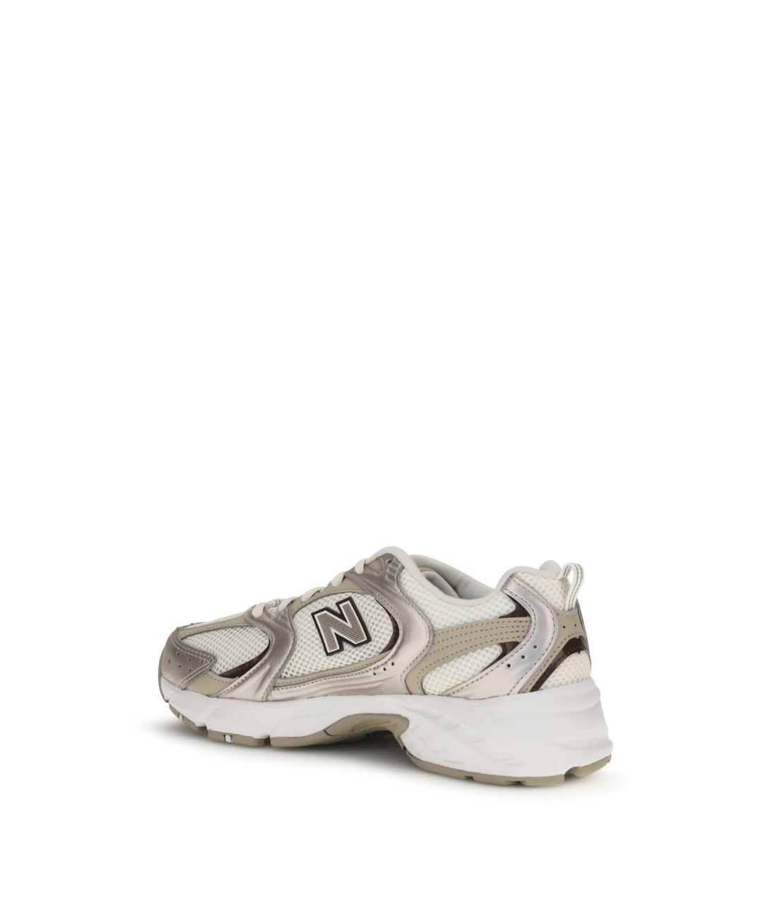 NEW BALANCE Бежевые синтетические кроссовки, фото 3