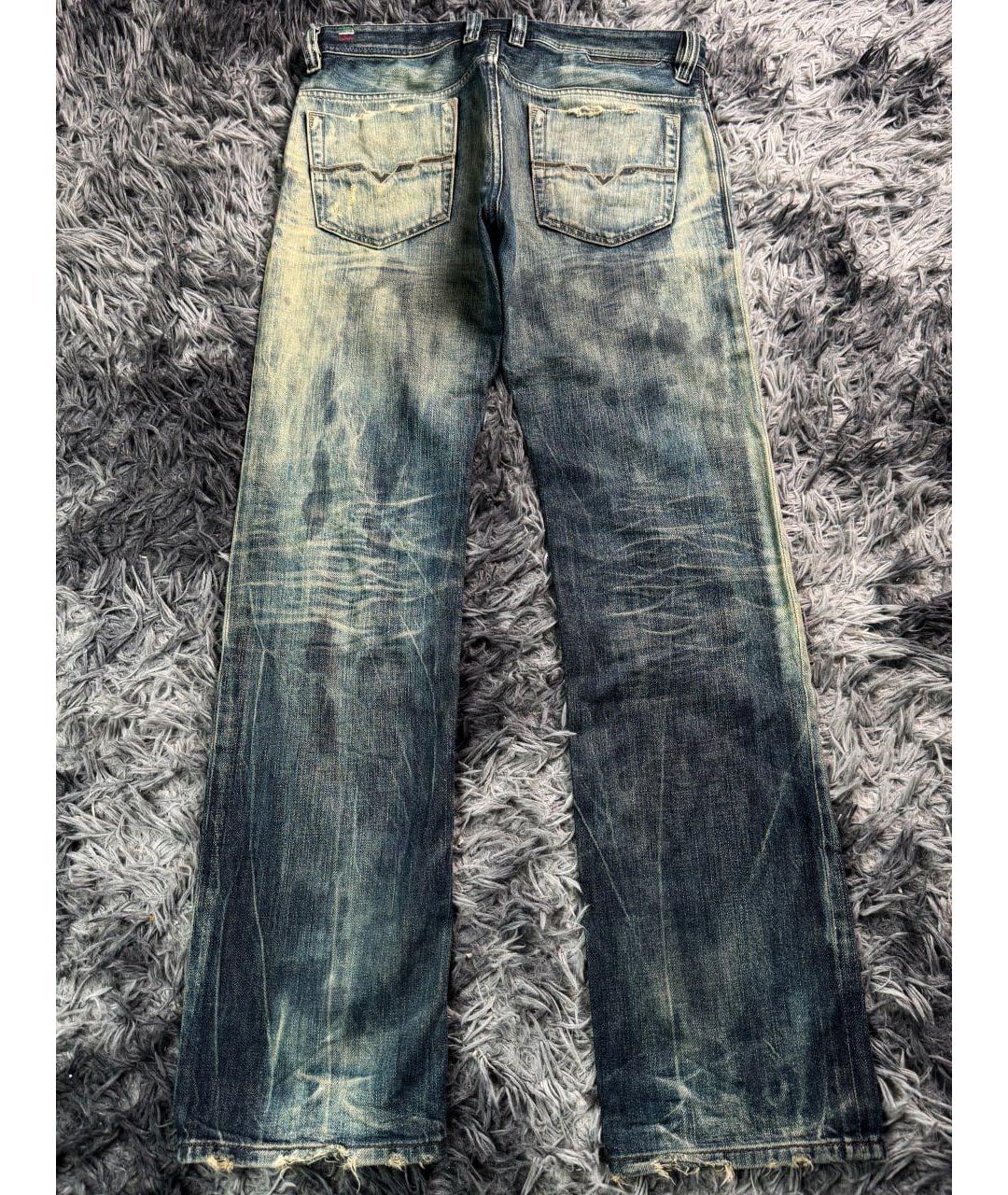 DIESEL Синие хлопковые джинсы скинни, фото 2