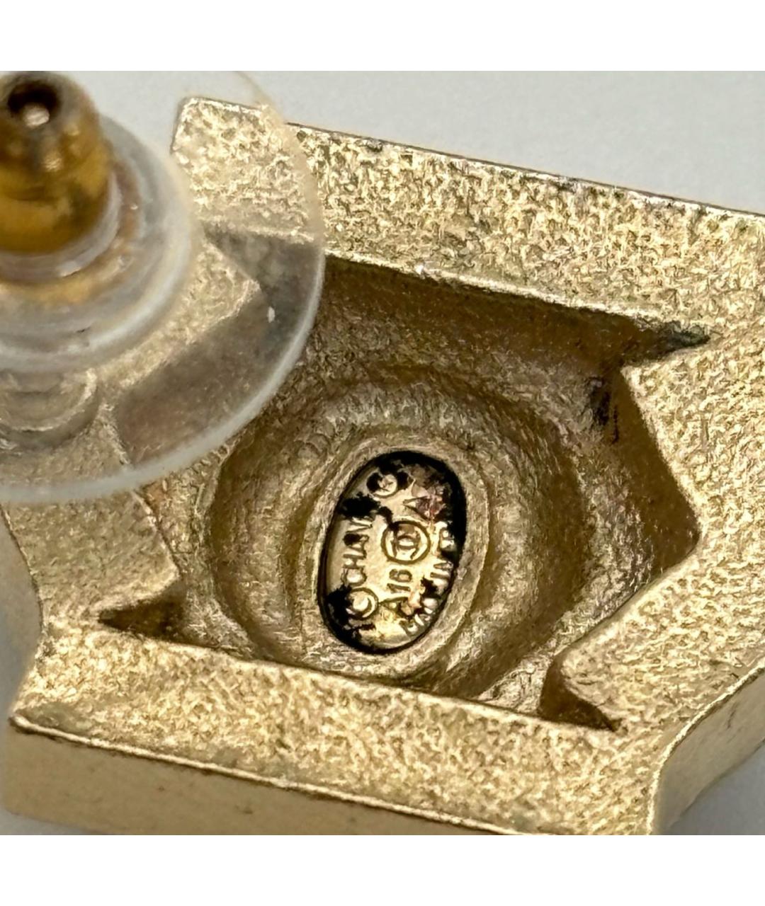 CHANEL Золотые серьги, фото 3