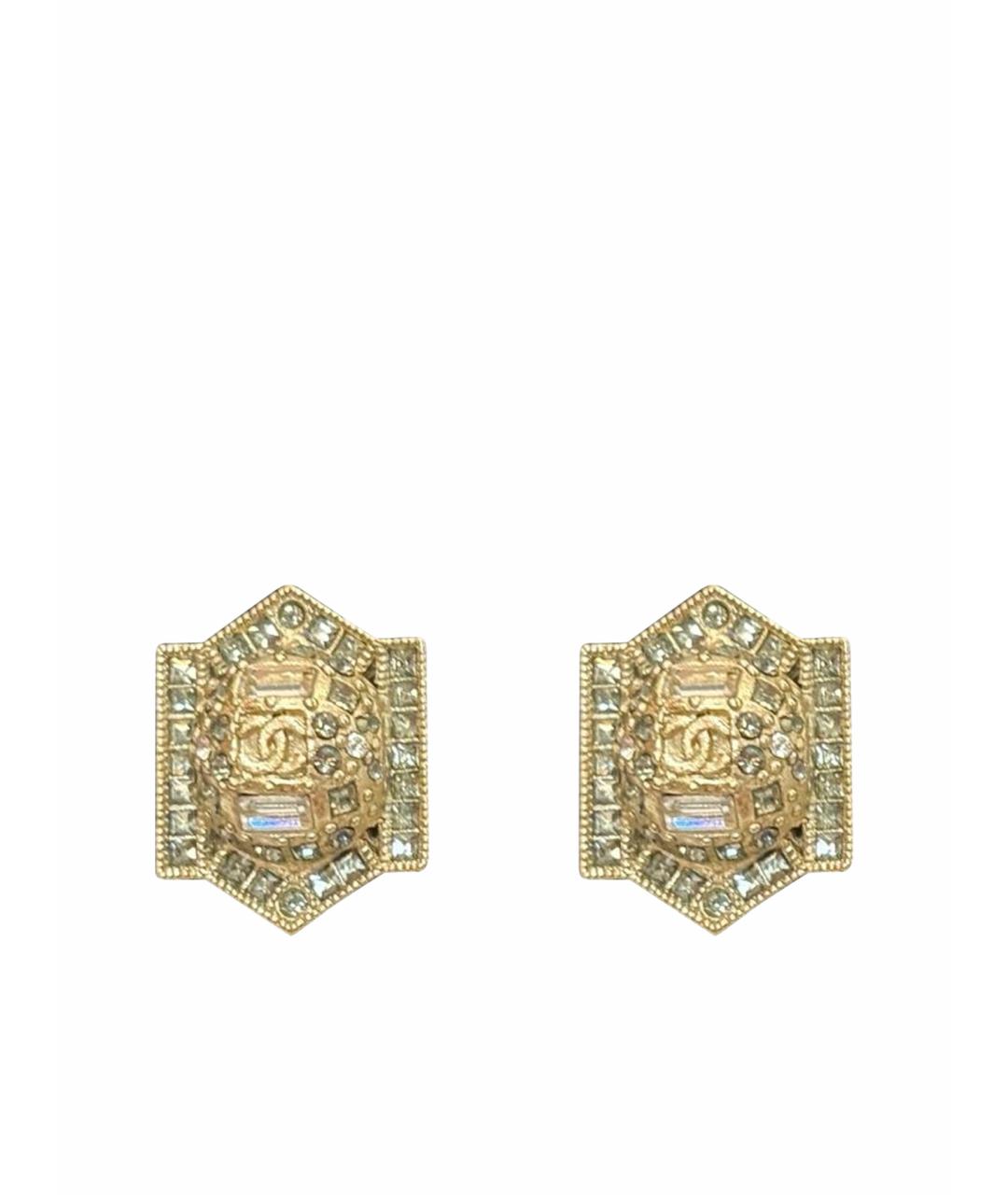 CHANEL Золотые серьги, фото 1