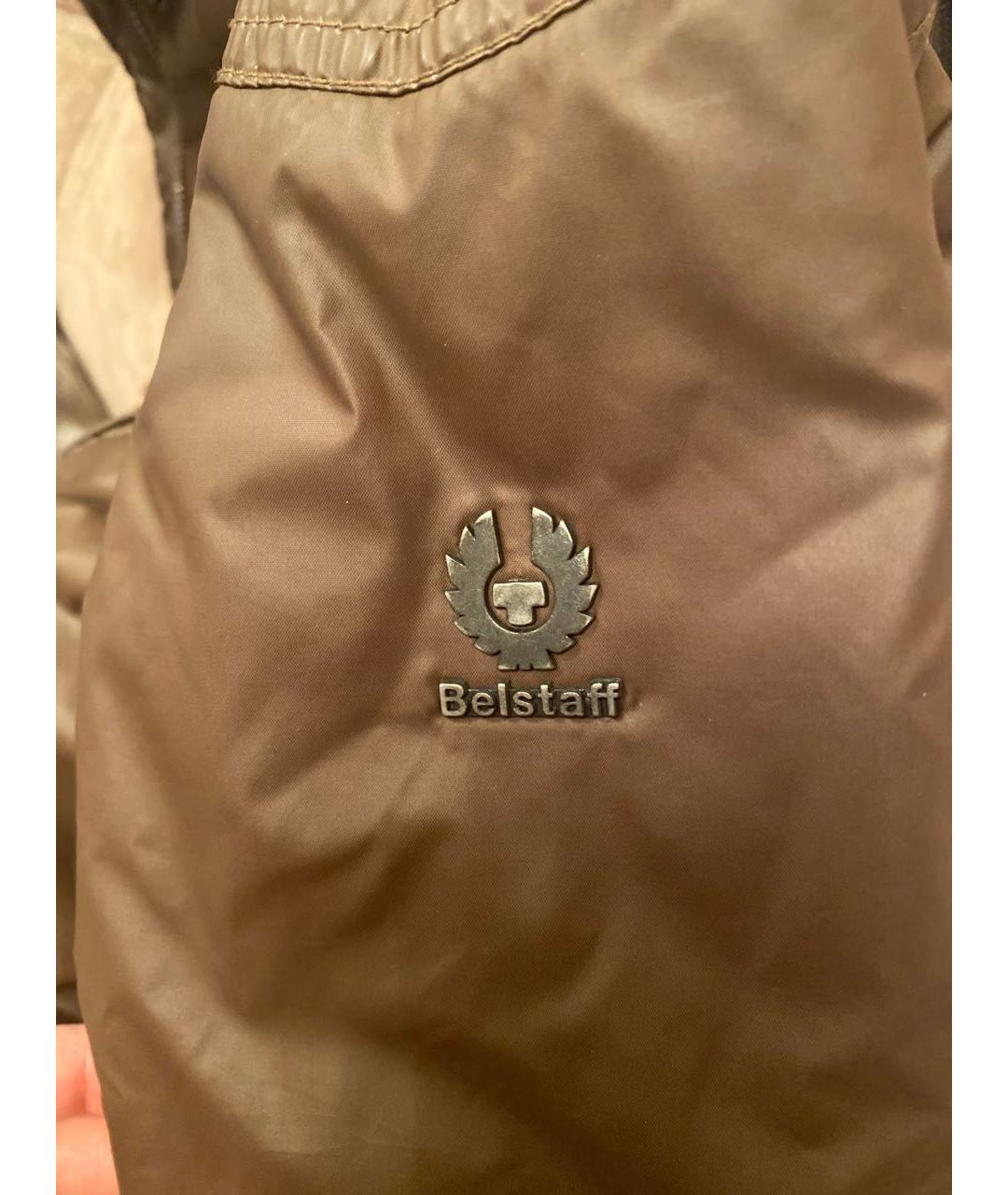 BELSTAFF Коричневая полиамидовая куртка, фото 8
