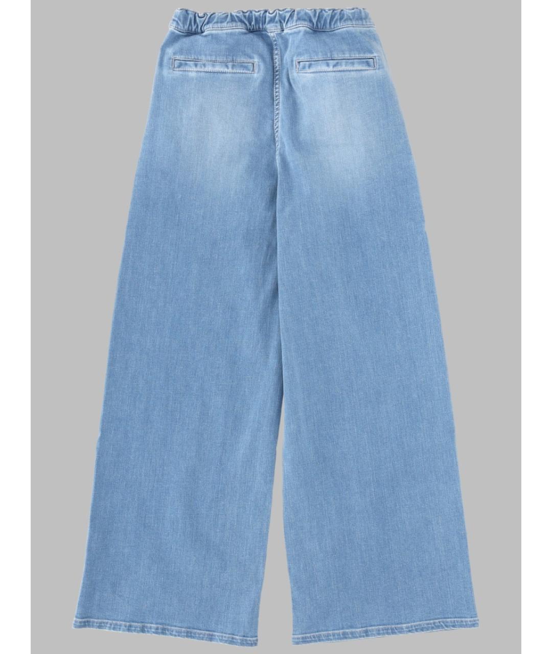 BALMAIN Голубые хлопковые детские джинсы, фото 2