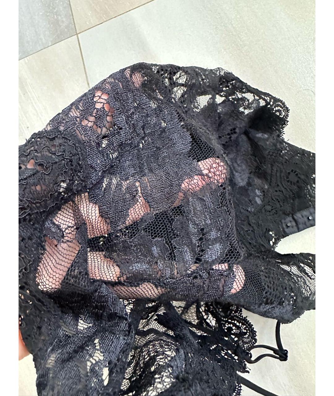 SAINT LAURENT Черное кружевное боди, фото 4