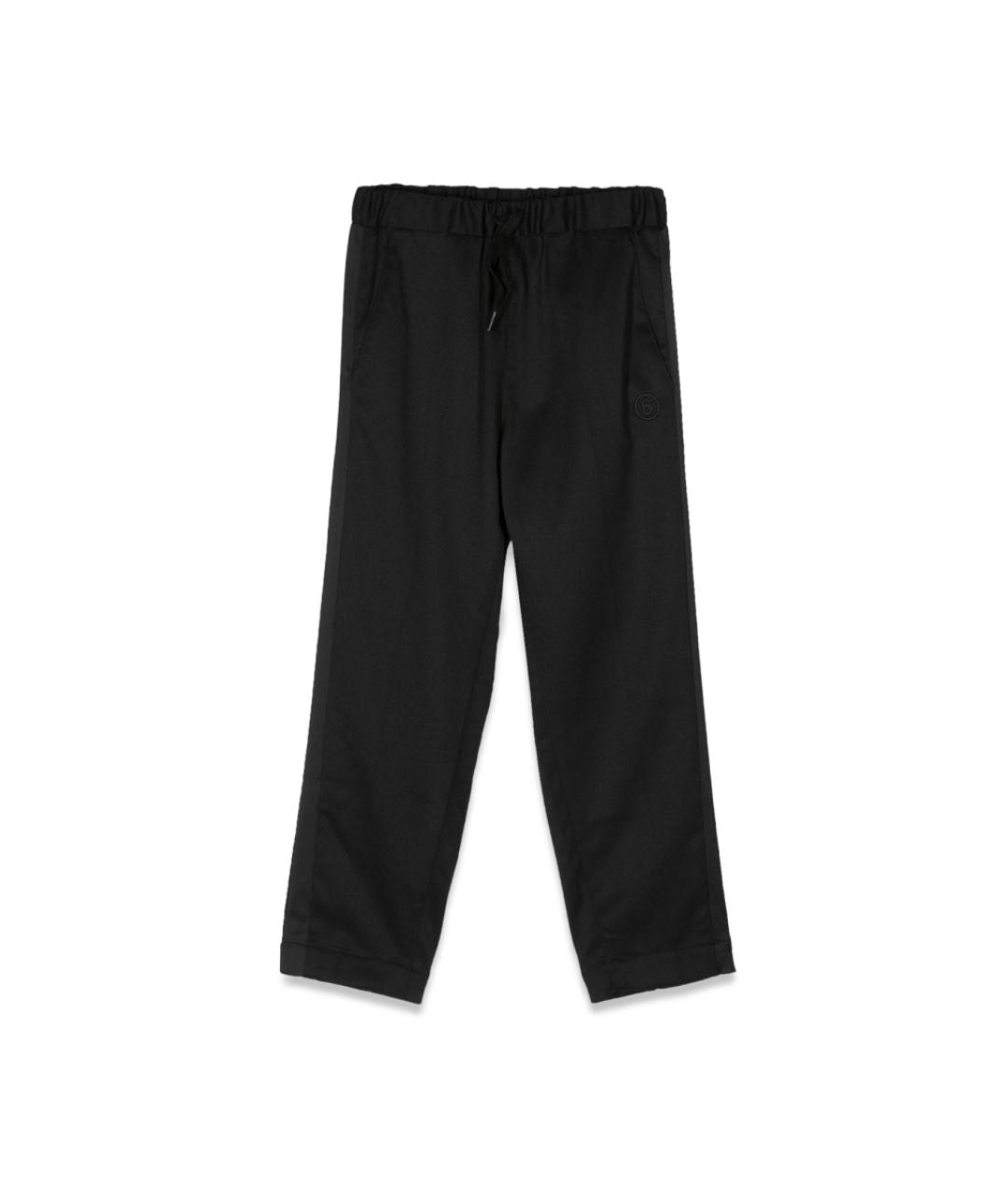 MM6 MAISON MARGIELA Черные полиэстеровые брюки и шорты, фото 1