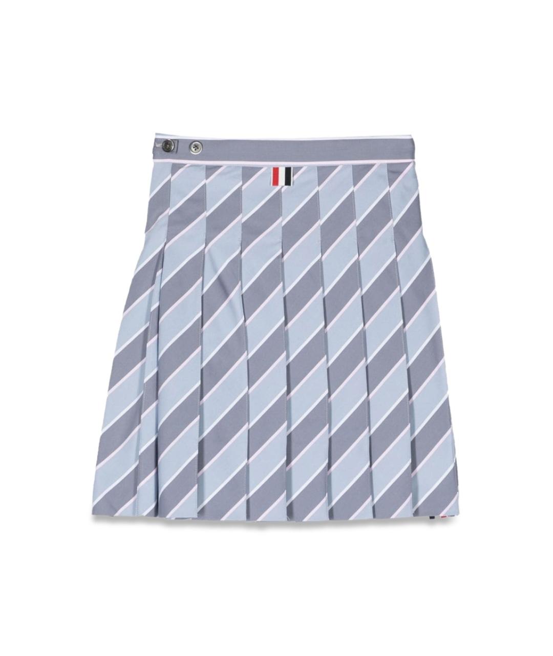 THOM BROWNE Мульти хлопковая юбка, фото 2