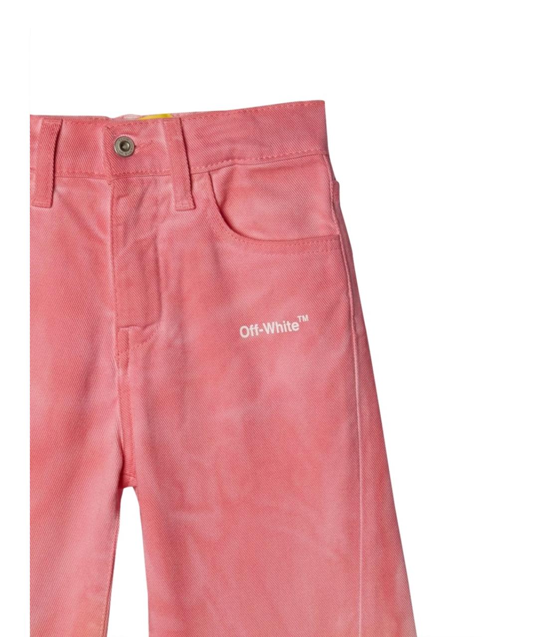 OFF-WHITE Мульти хлопковые детские джинсы, фото 4