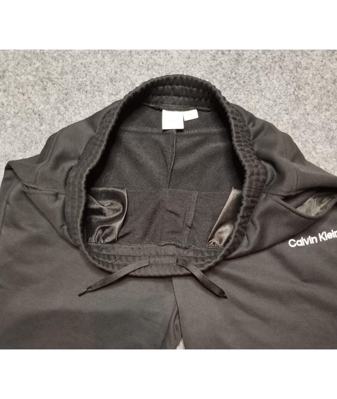 CALVIN KLEIN Черный хлопковый спортивный костюм, фото 7