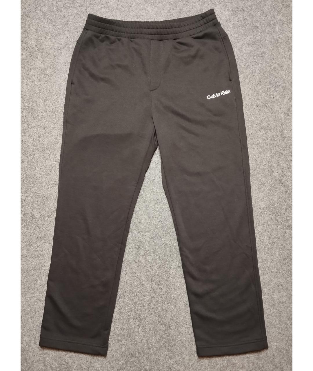 CALVIN KLEIN Черный хлопковый спортивный костюм, фото 6