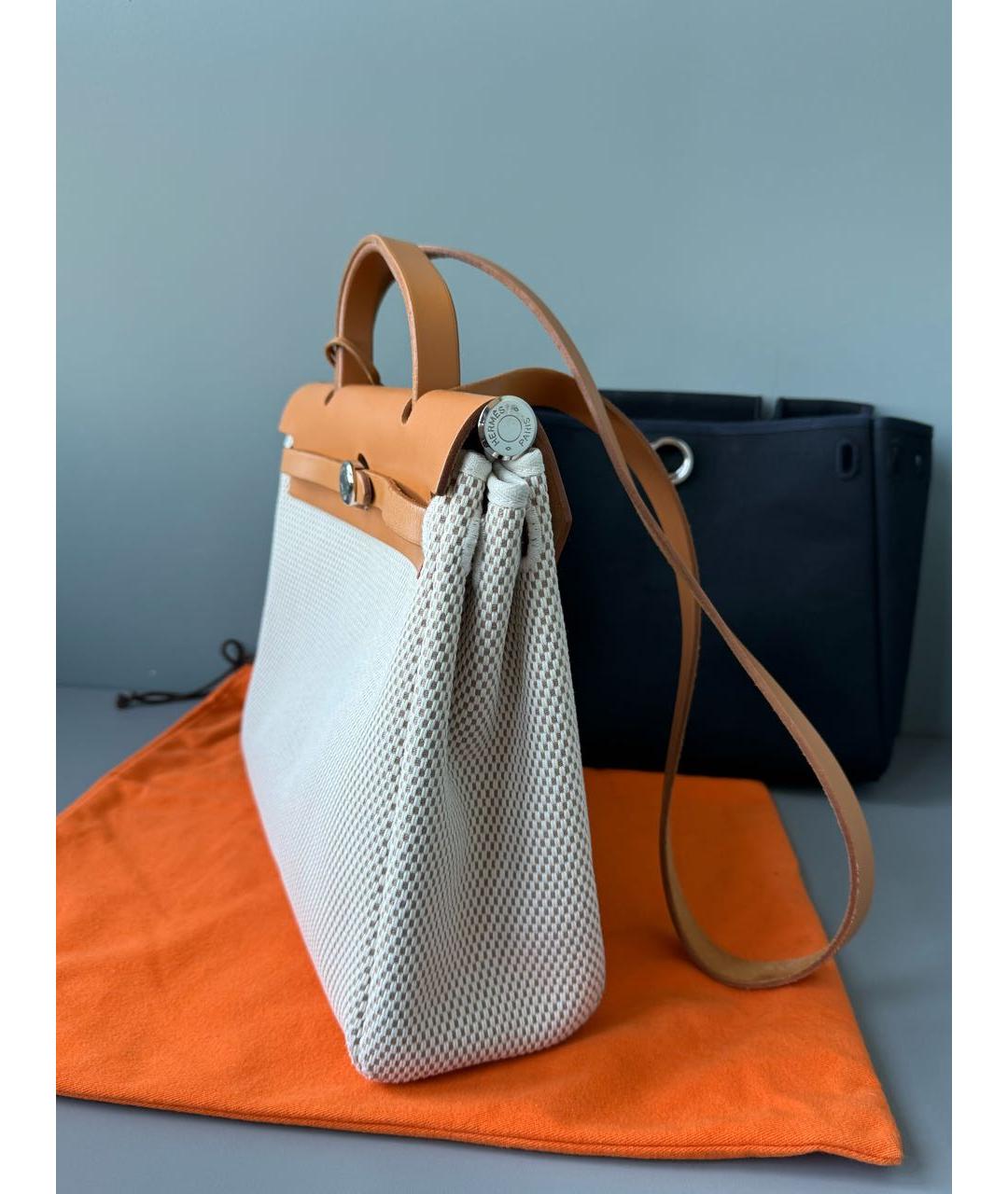 HERMES Коричневая кожаная сумка через плечо, фото 5