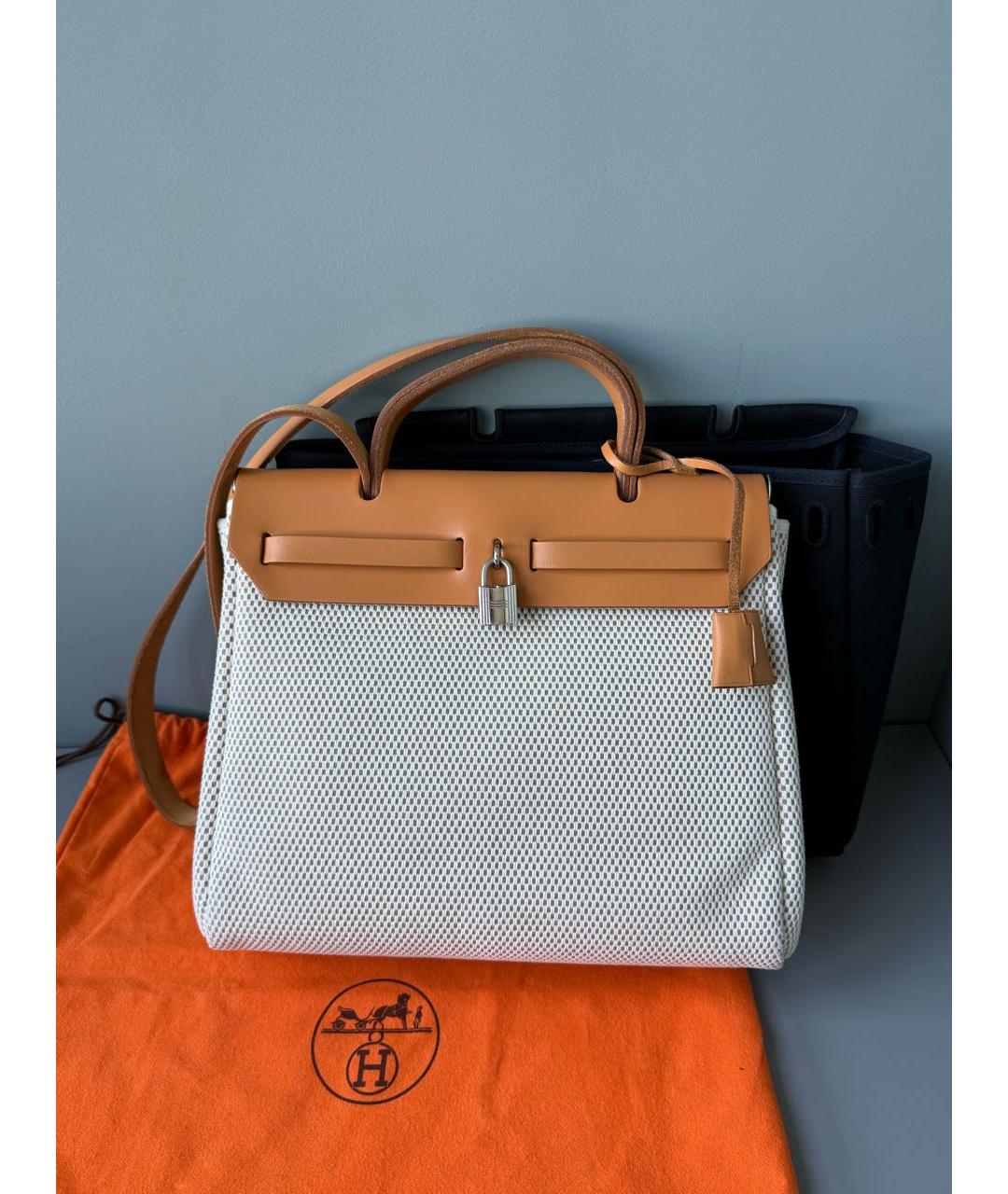 HERMES Коричневая кожаная сумка через плечо, фото 3
